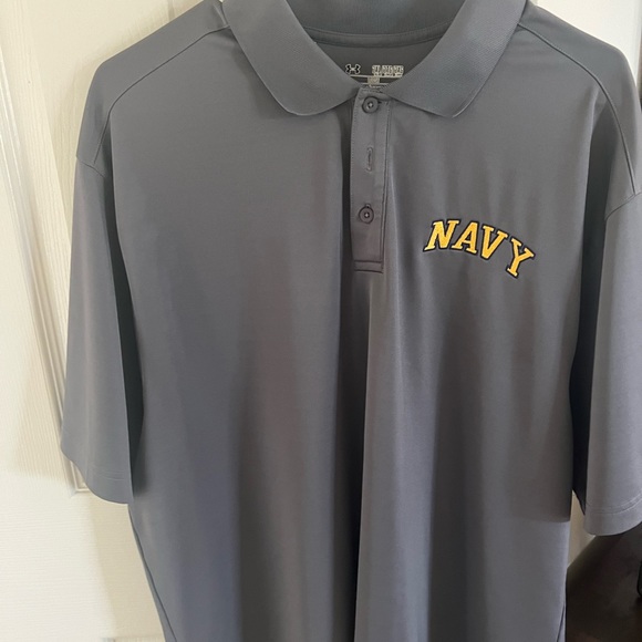 Men’s 2X Navy Polo Shirt- Under Armour - Picture 1 of 5